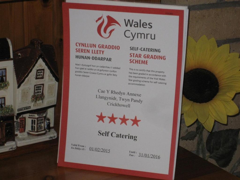 Hotel Cae Y Rhedyn Annexe Crickhowell Zewnętrze zdjęcie